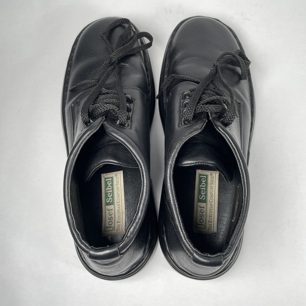 Josef Seibel Shoes Mens Size 45 Leather Comfort Oxford Lace Up Dress Casual - Picture 10 of 10